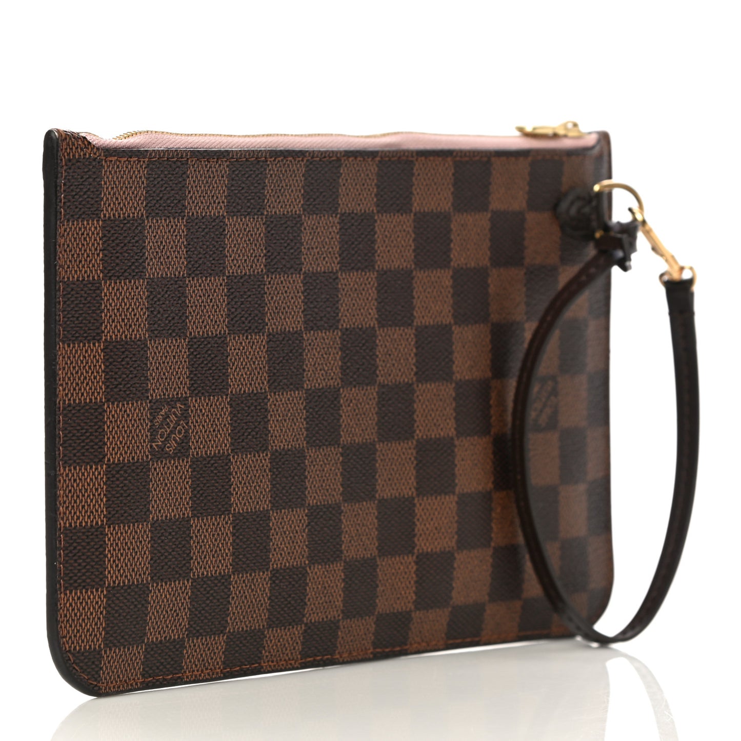 Damier Ebene Neverfull MM GM Pochette Rose Ballerine