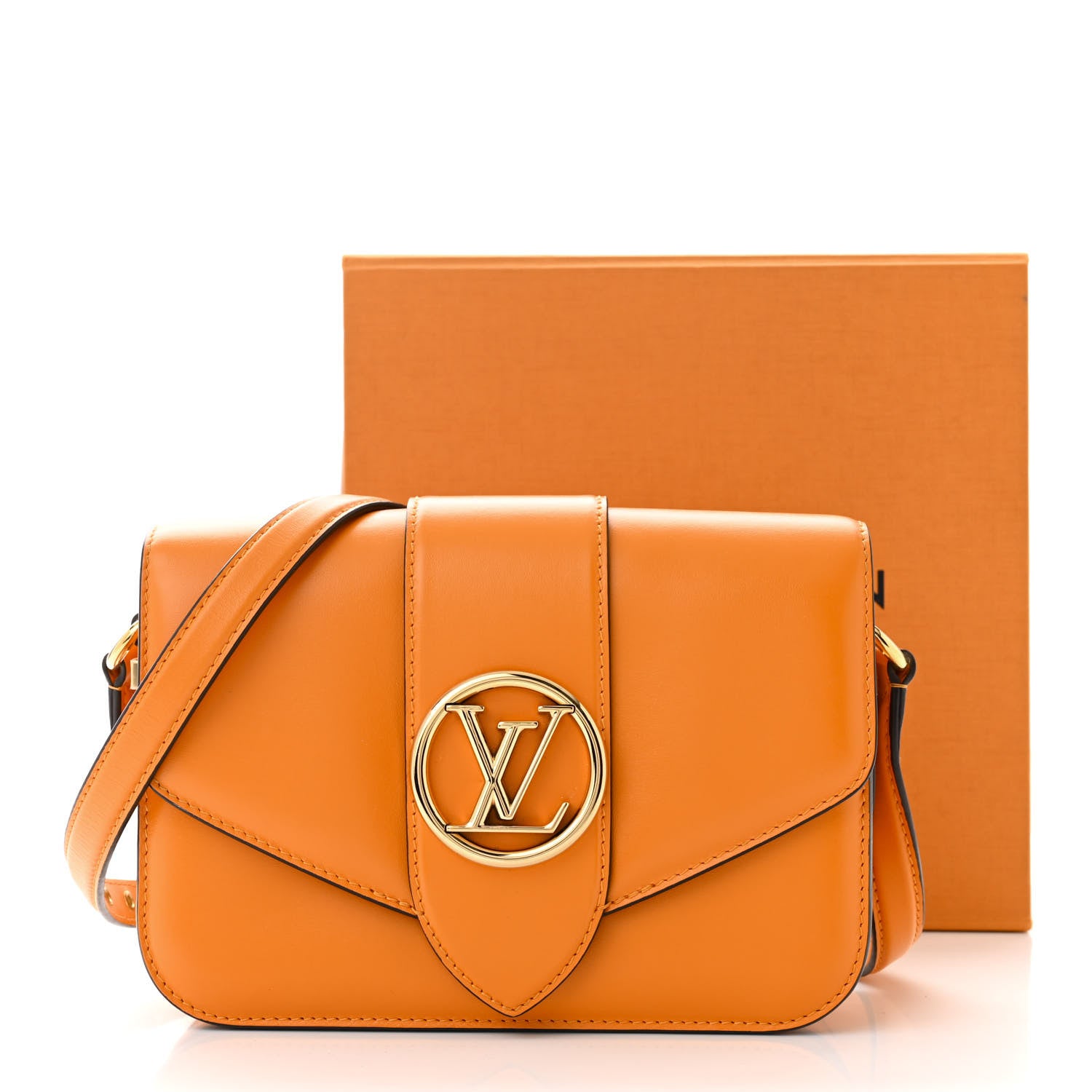 Louis Vuitton Smooth Calfskin LV Pont 9 Summer Gold 12 of 12