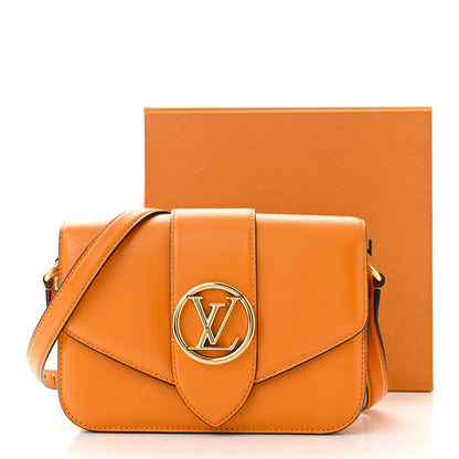 Louis Vuitton Smooth Calfskin LV Pont 9 Summer Gold 12 of 12