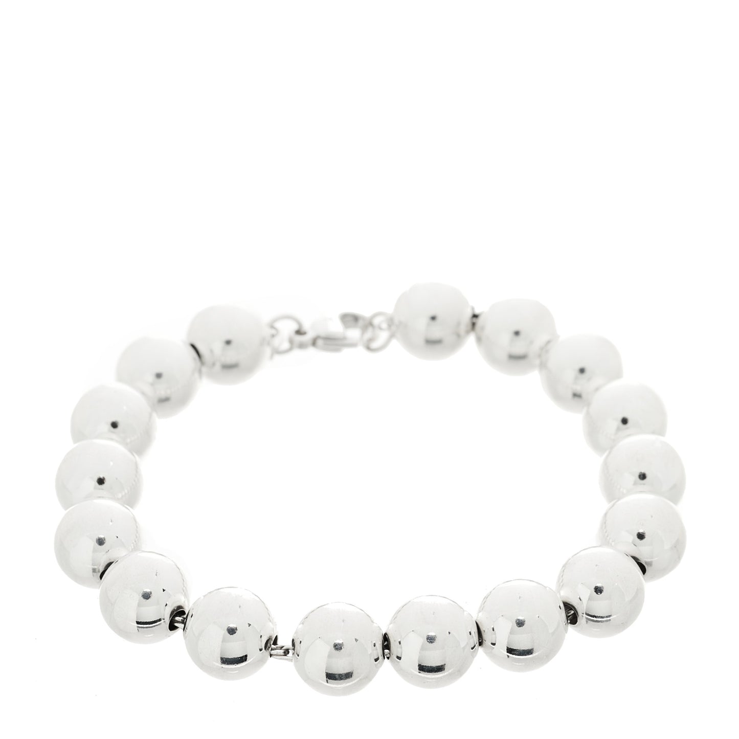 Sterling Silver 10mm Hardwear Ball Bracelet