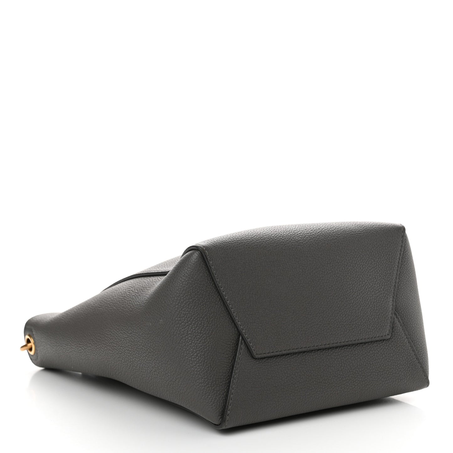 Soft Grained Calfskin Small Sangle Bucket Bag Kohl
