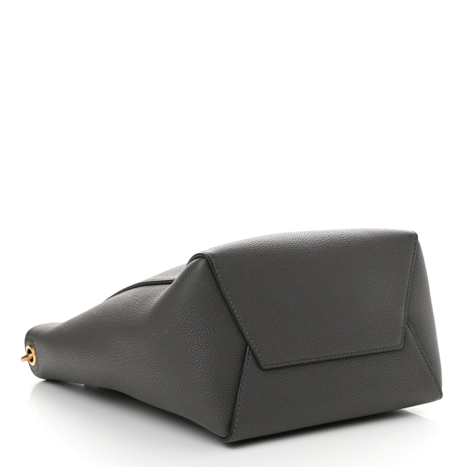Celine Soft Grained Calfskin Small Sangle Bucket Bag Kohl 4 of 15