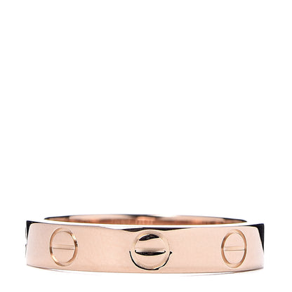 Cartier 18K Pink Gold 3.5mm LOVE Wedding Band Ring 49 4.75 3 of 4