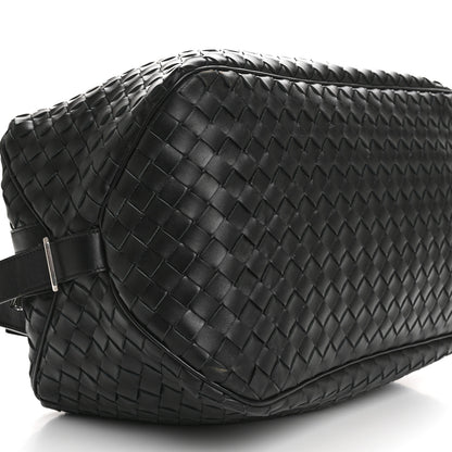 Bottega Veneta Nappa Intrecciato Travel Duffel Bag Black 9 of 12