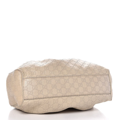 Gucci Guccissima Medium Sukey Tote Mystic White 4 of 7