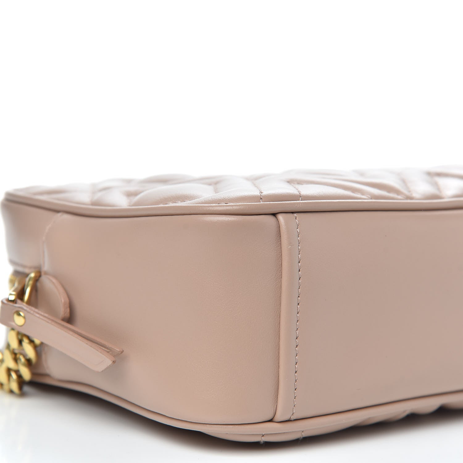 Miu Miu Soft Calf Quilted Camera Bag Cipria 7 of 8