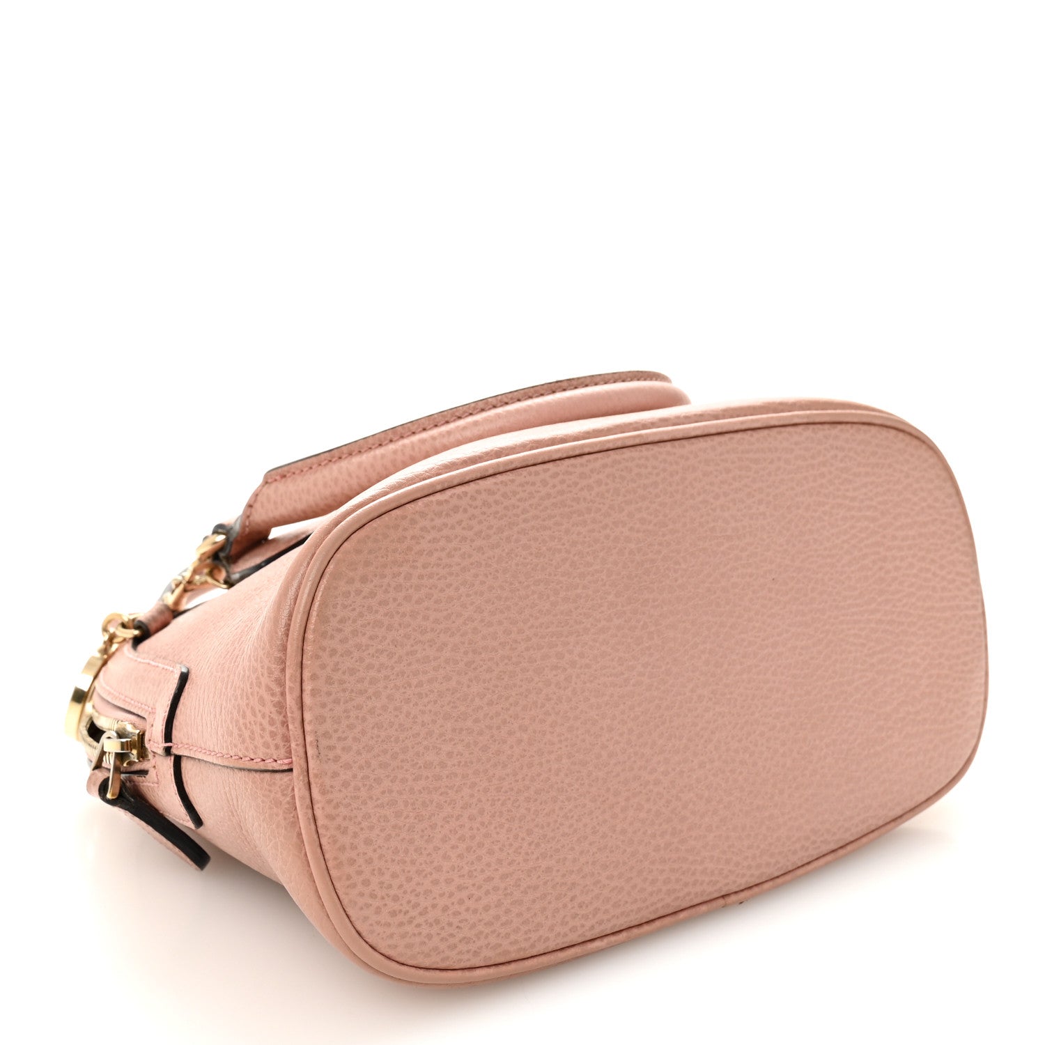 Gucci Dollar Calfskin Small GG Charm Dome Bag Soft Pink 4 of 11