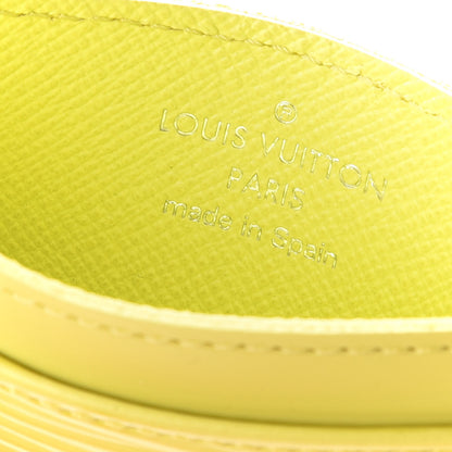 Louis Vuitton Epi Card Holder Vert Acide 7 of 9