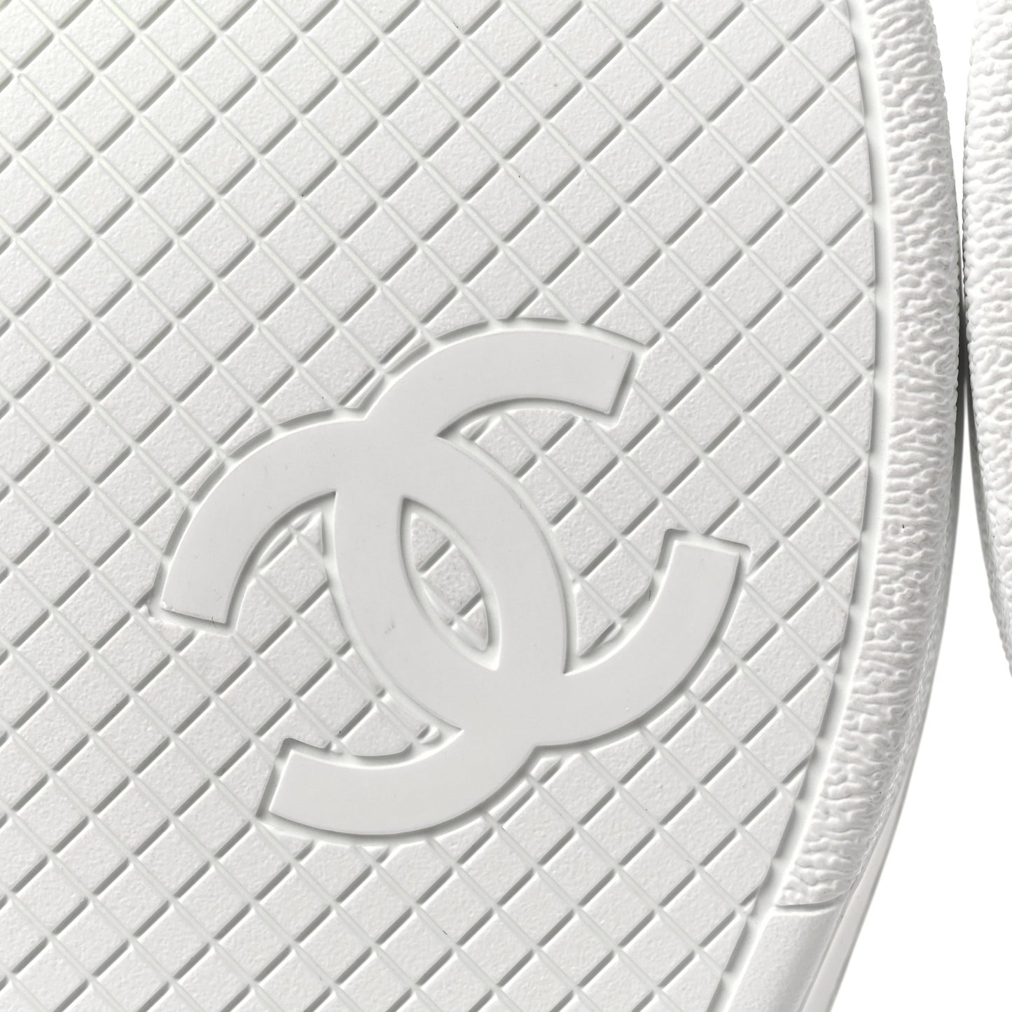 Calfskin CC Womens Sneakers 39 White