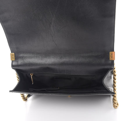 Chanel Lambskin Quilted Large Boy Flap Black 5 of 14