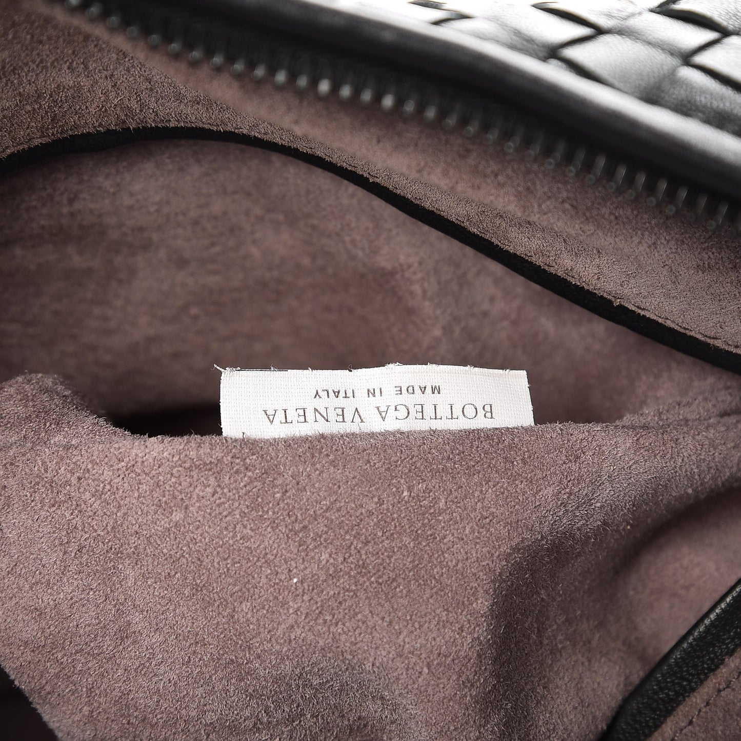 Nappa Intrecciato Large Hobo Nero Black