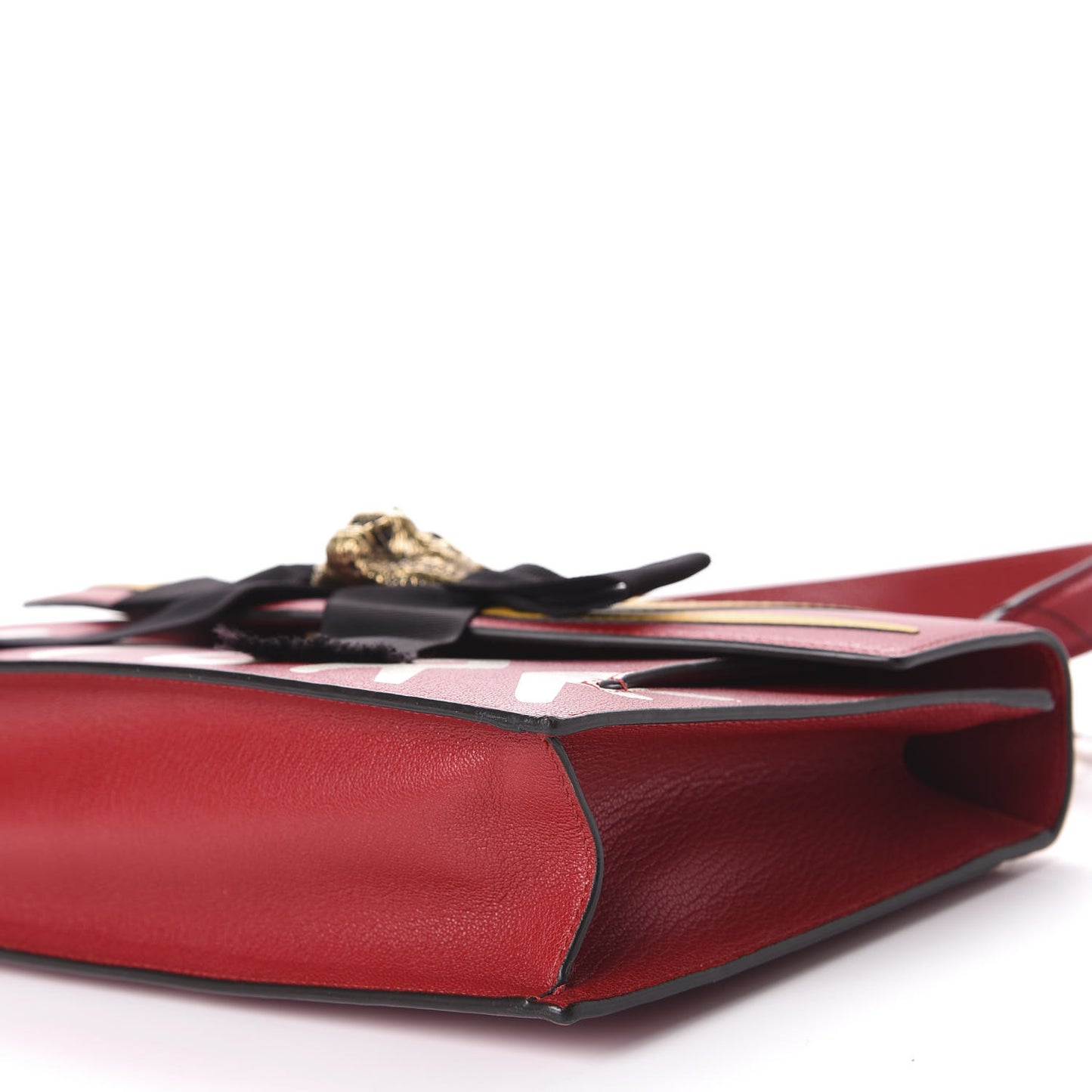 Calfskin Osiride Future Top Handle Bag Red