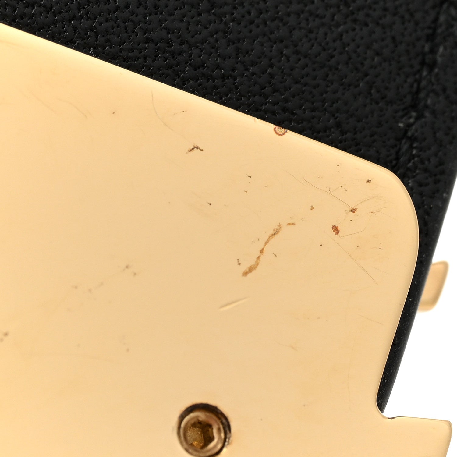 Saint Laurent Calfskin Monogram Bracelet Black 6 of 7