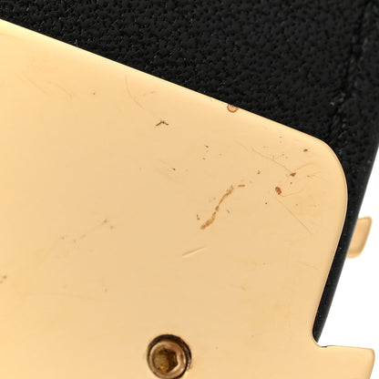 Saint Laurent Calfskin Monogram Bracelet Black 6 of 7