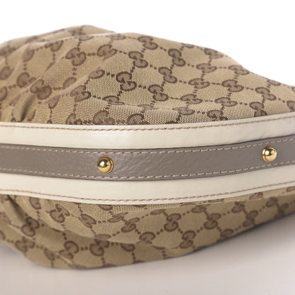 Gucci Monogram Medium Interlocking Hobo Off White 9 of 10
