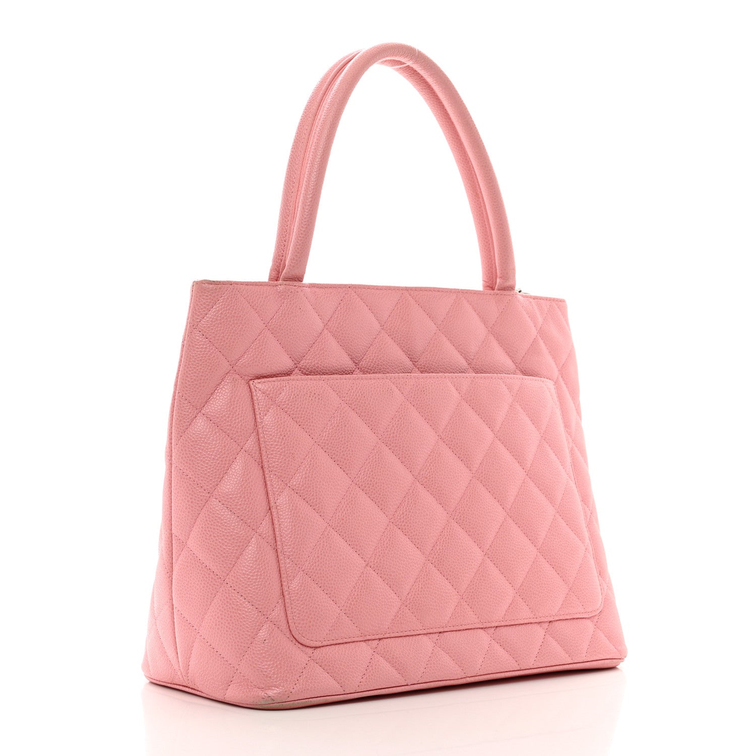 Chanel Caviar Quilted Medallion Tote Light Pink 3 of 15