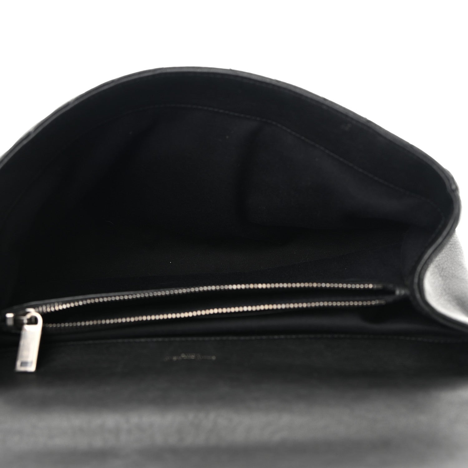 Saint Laurent Sheepskin Matelasse Chevron Monogram Large College Satchel Black 5 of 10