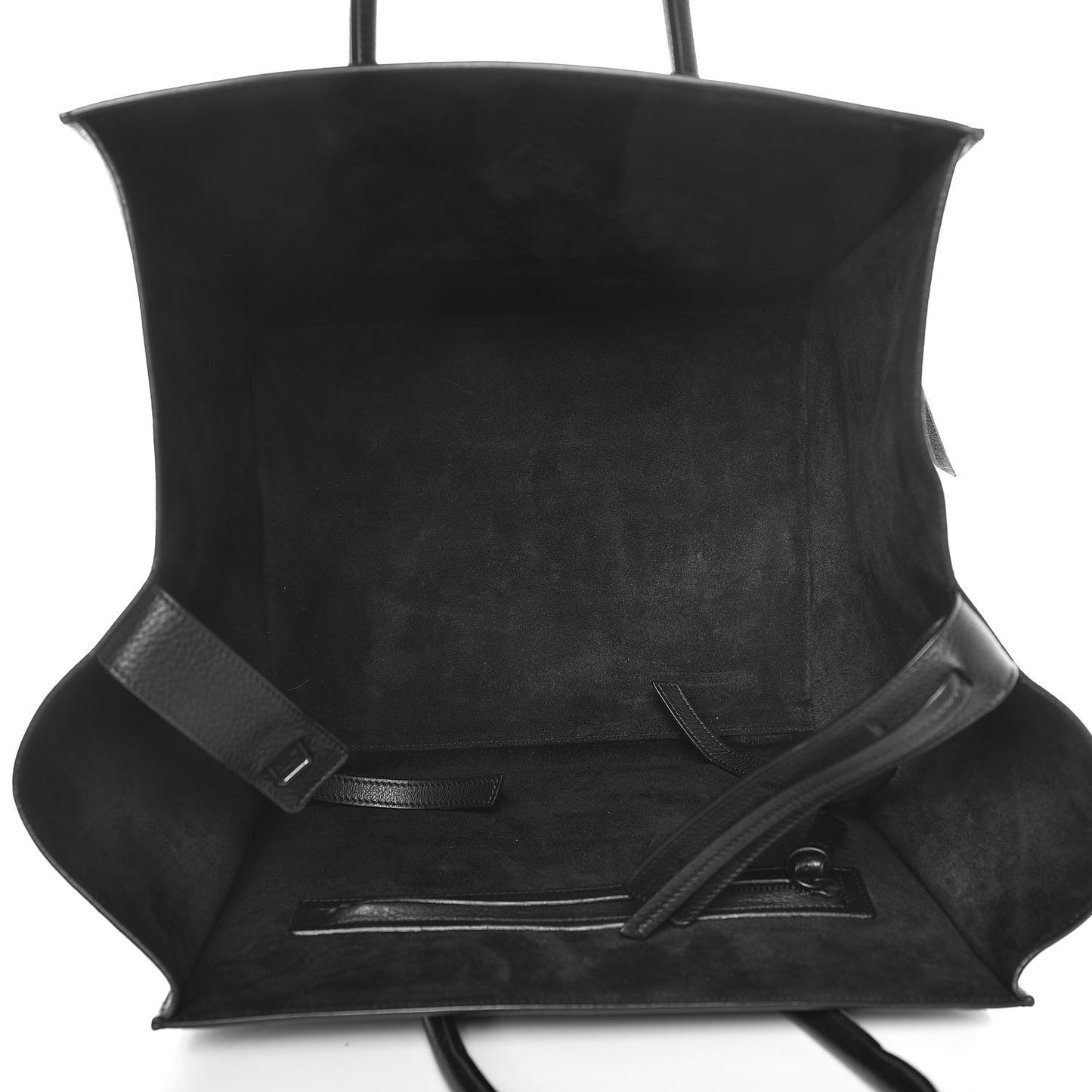 Supple Calfskin Medium Phantom Luggage Black