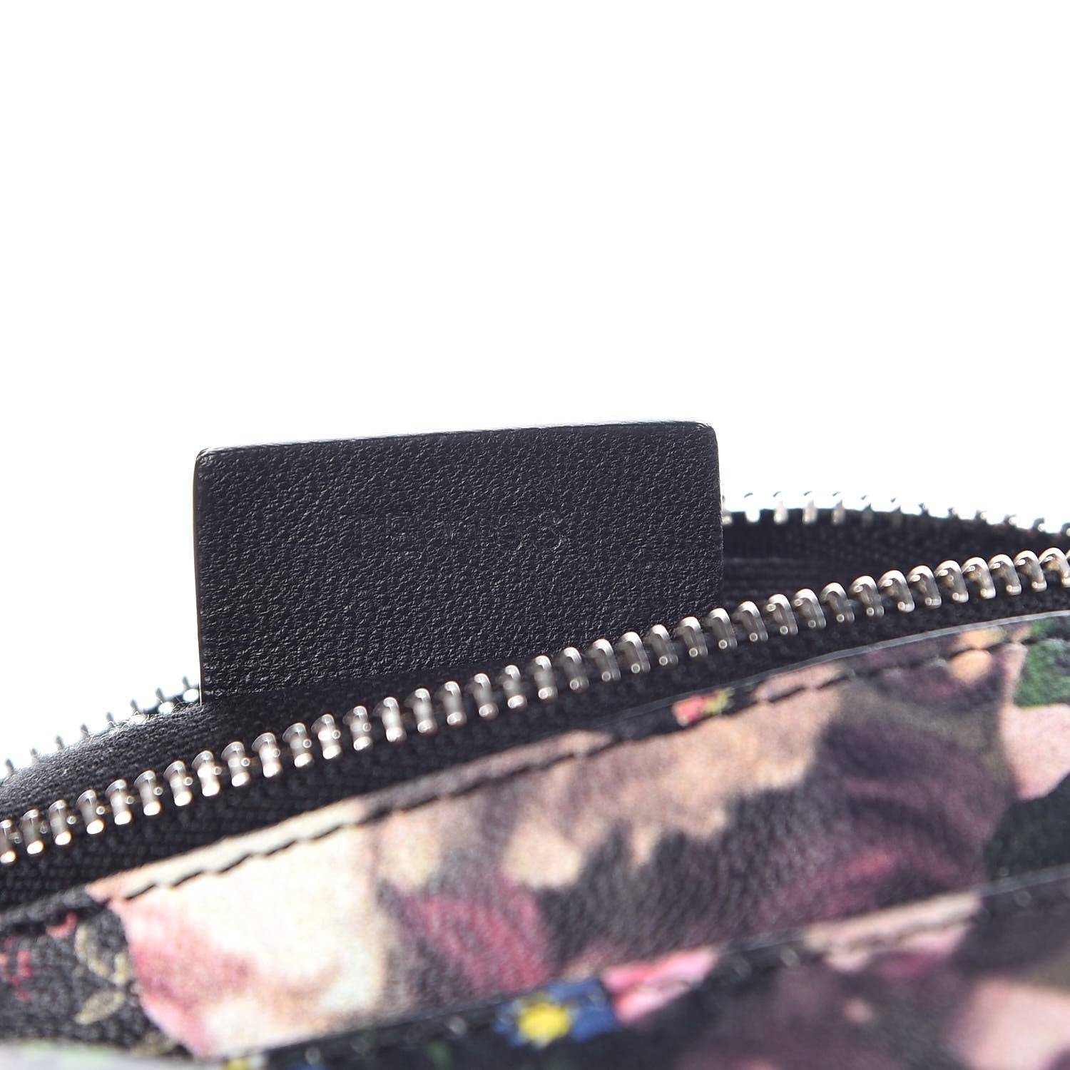Givenchy Lambskin Roses Camouflage Print Pandora Wristlet Black 7 of 7