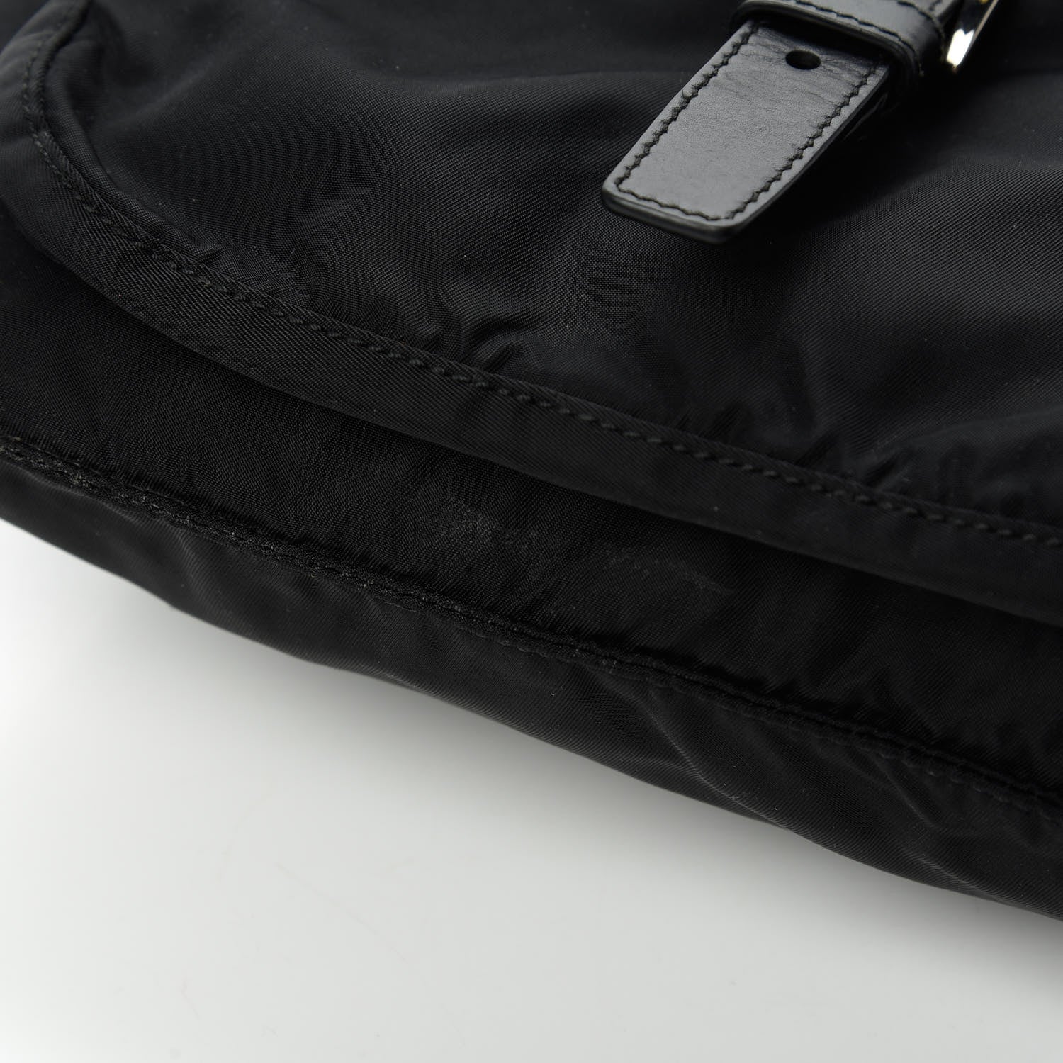 Prada Nylon Tessuto Vela Messenger Bag Black 11 of 12