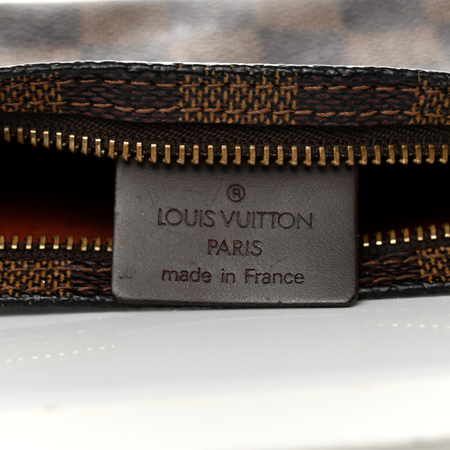 Louis Vuitton Damier Ebene Navona Pochette Accessories 5 of 12