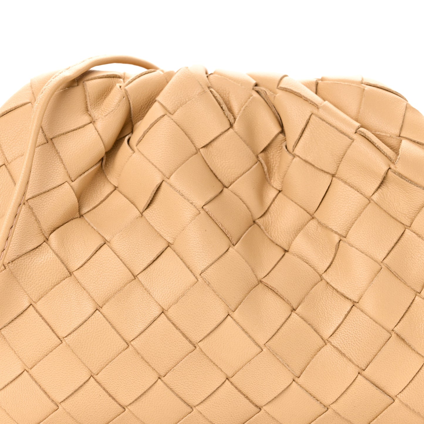 Nappa Intrecciato The Mini Pouch Almond
