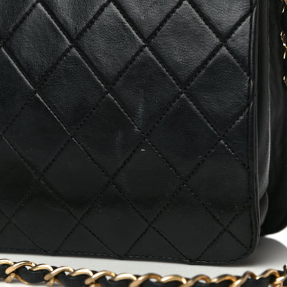 Chanel Lambskin Quilted Medium Single Flap Black 11 of 15