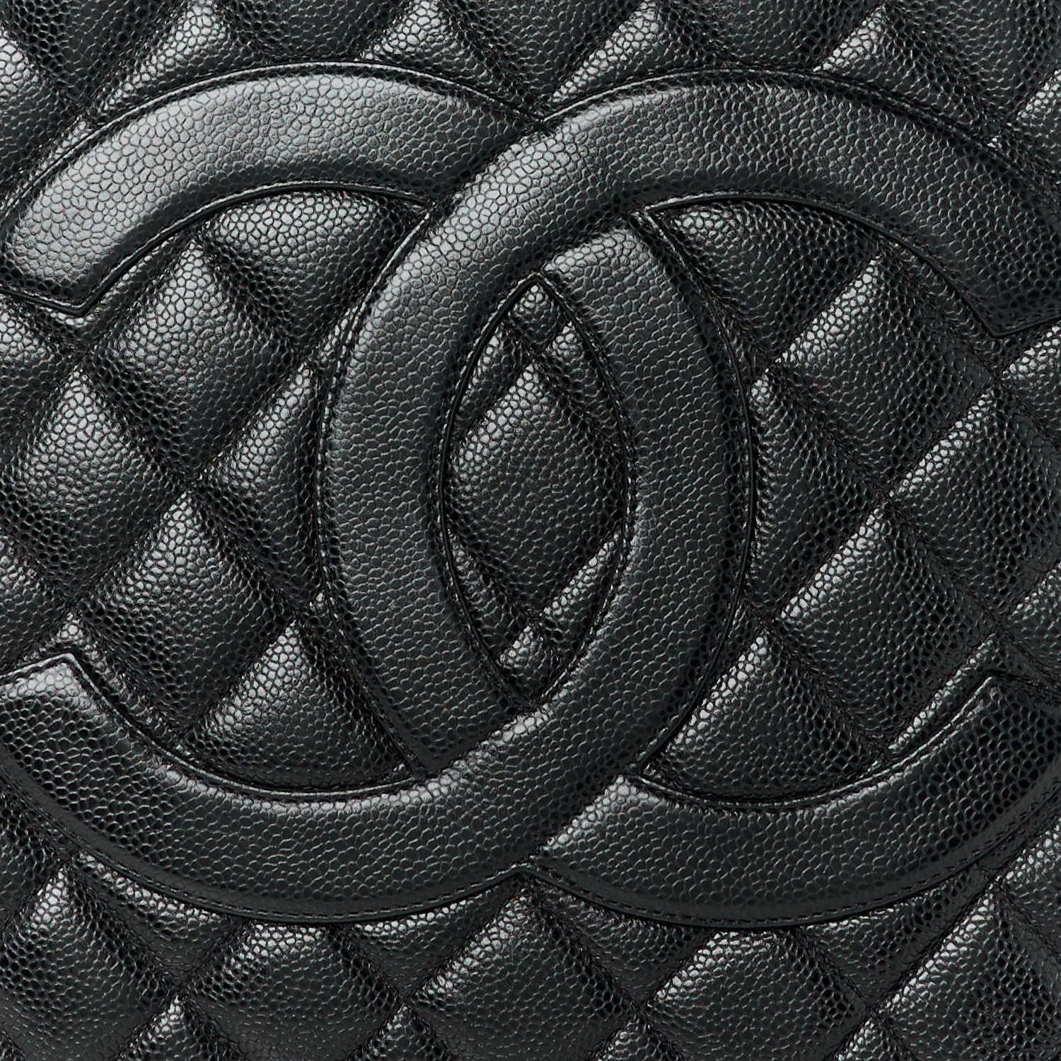 Chanel Caviar Quilted Medallion Tote Black 8 of 11