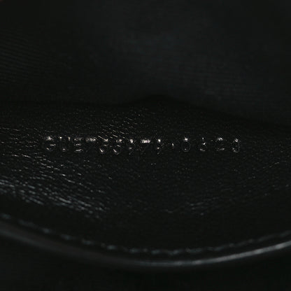 Saint Laurent Lambskin Quilted Gaby Zipped Shoulder Bag Black 7 of 12
