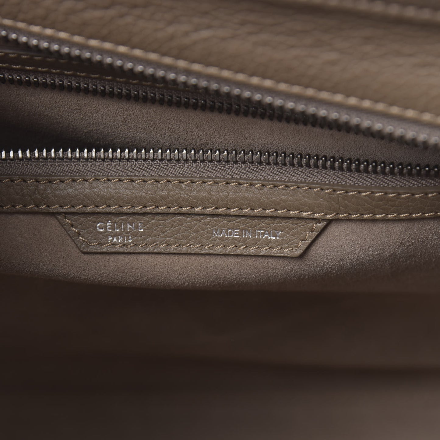 Drummed Calfskin Mini Luggage Souris