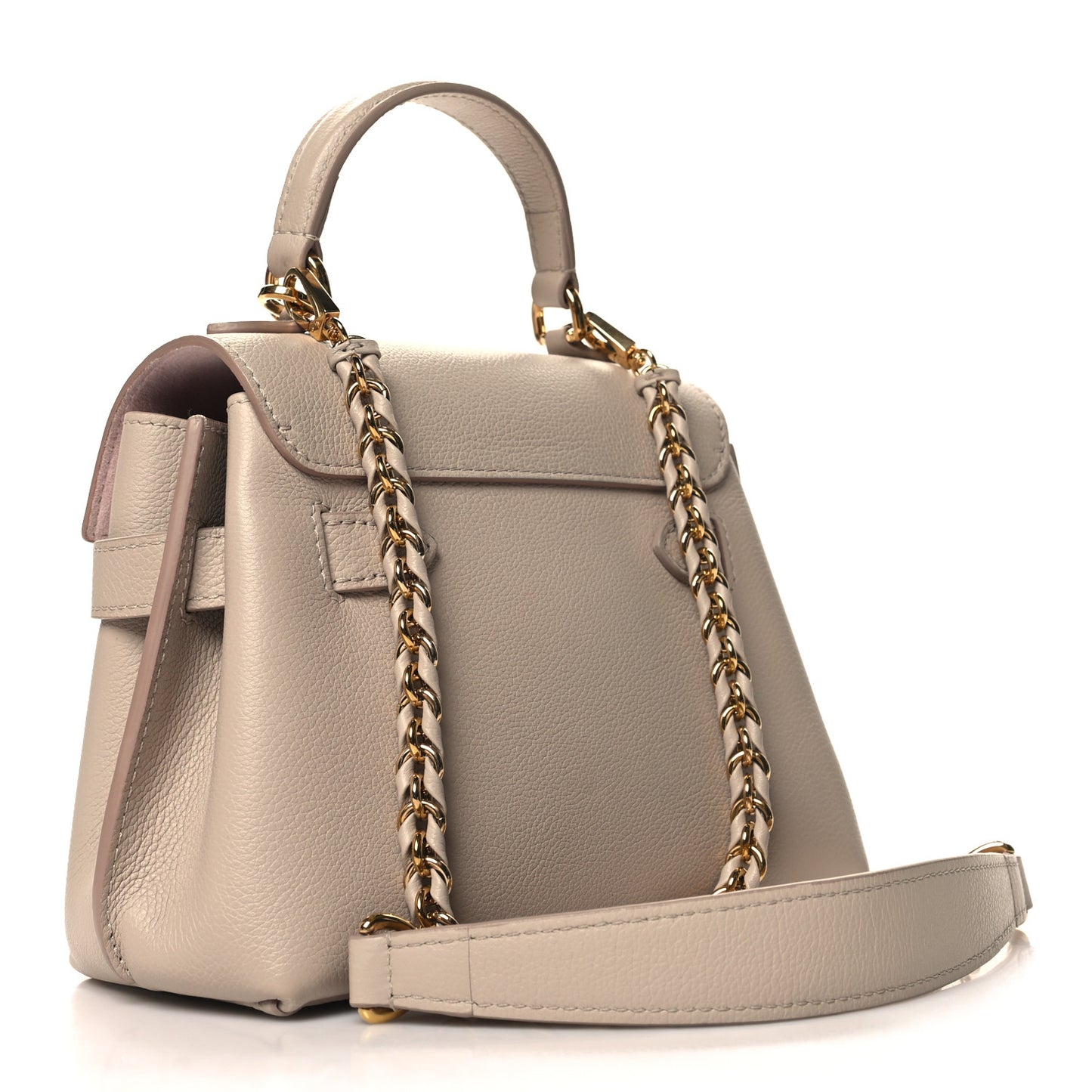 Soft Calfskin Mini Lockme Ever Greige