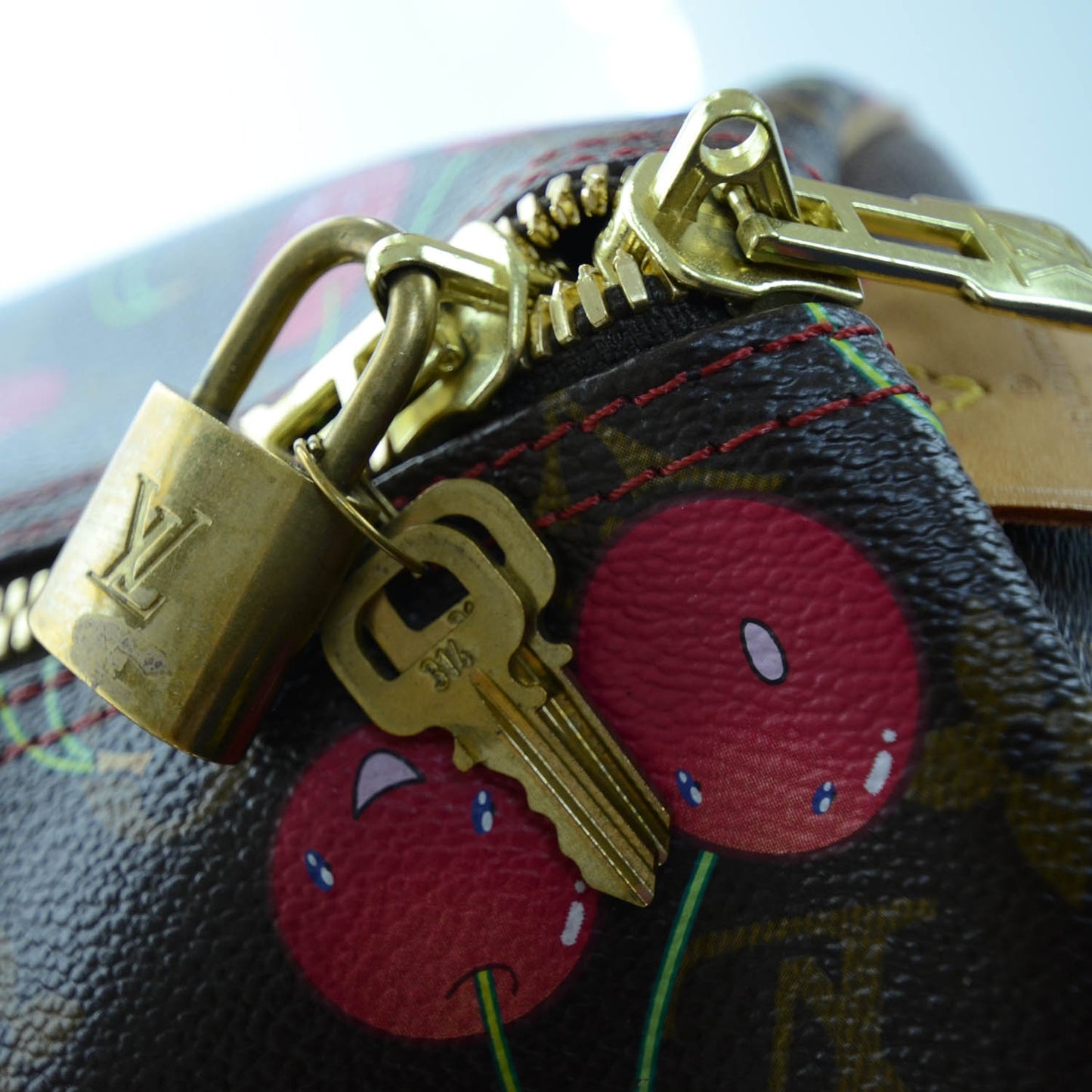 Monogram Cerises Keepall 45