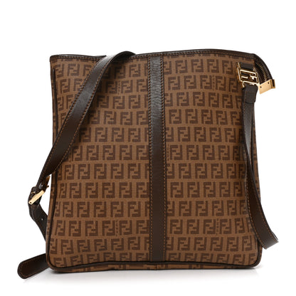 Fendi Zucchino Spalmati Crossbody Brown 1 of 10