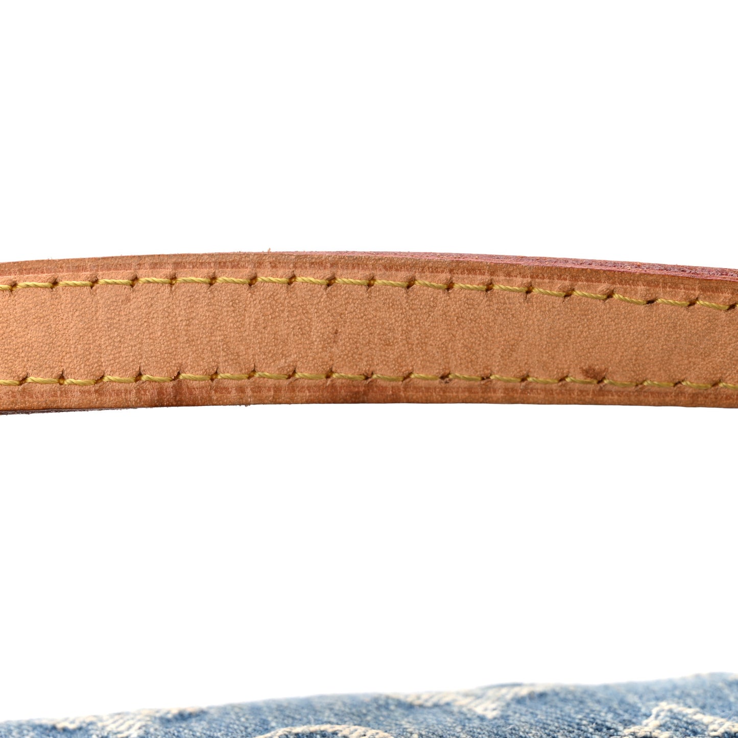 Monogram Denim Mini Pleaty Blue