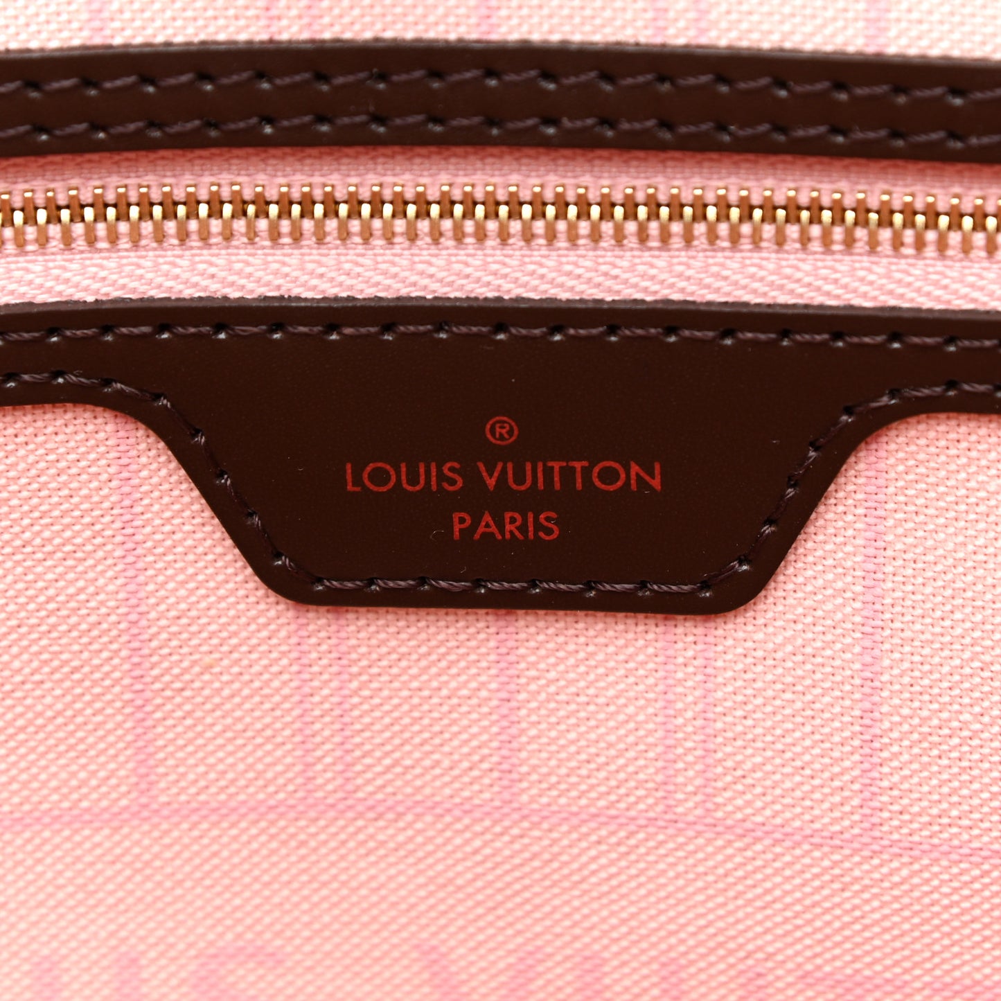 Damier Ebene Neo Neverfull MM Rose Ballerine