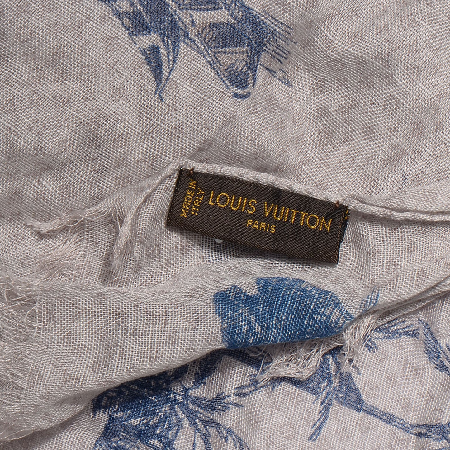 Cotton Linen Toile Etole De Louis Pareo Blue