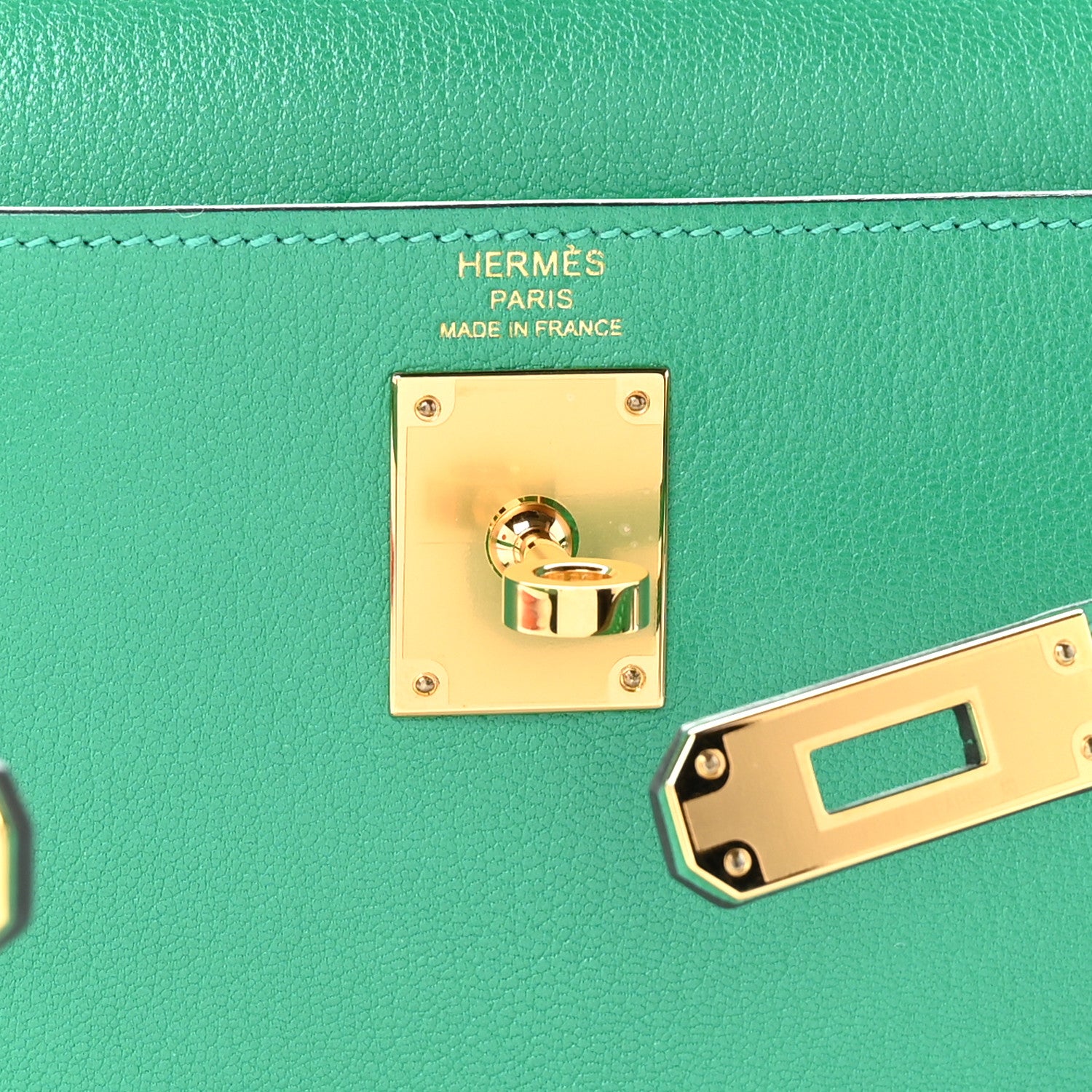 Hermes Chevre Chamkila Kelly Elan Menthe 8 of 11