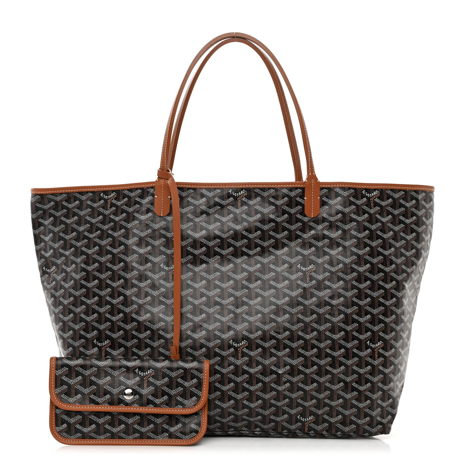 Goyard Goyardine Saint Louis GM Black Gold 1 of 13
