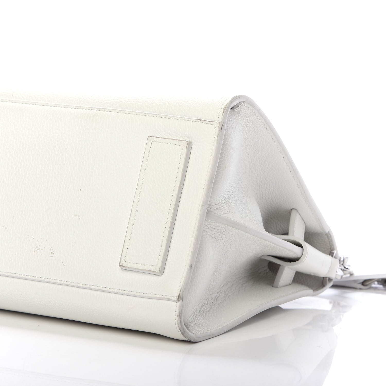 Saint Laurent Grained Calfskin Baby Supple Sac De Jour White 8 of 22