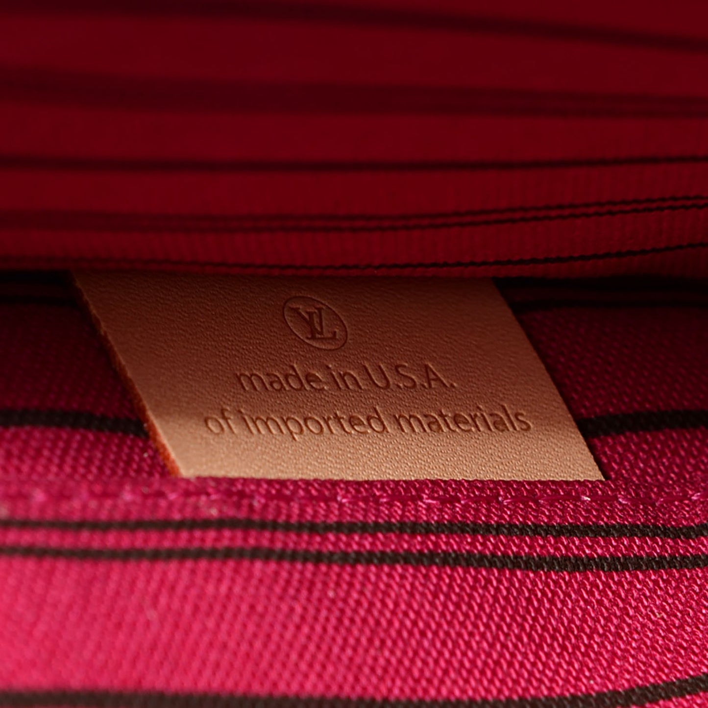 Monogram Neverfull MM GM Pochette Pivoine
