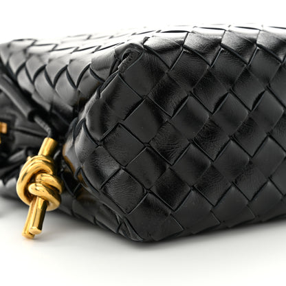 Bottega Veneta Polished Nappa Intrecciato Knot Small Loop Crossbody Bag Space 8 of 9