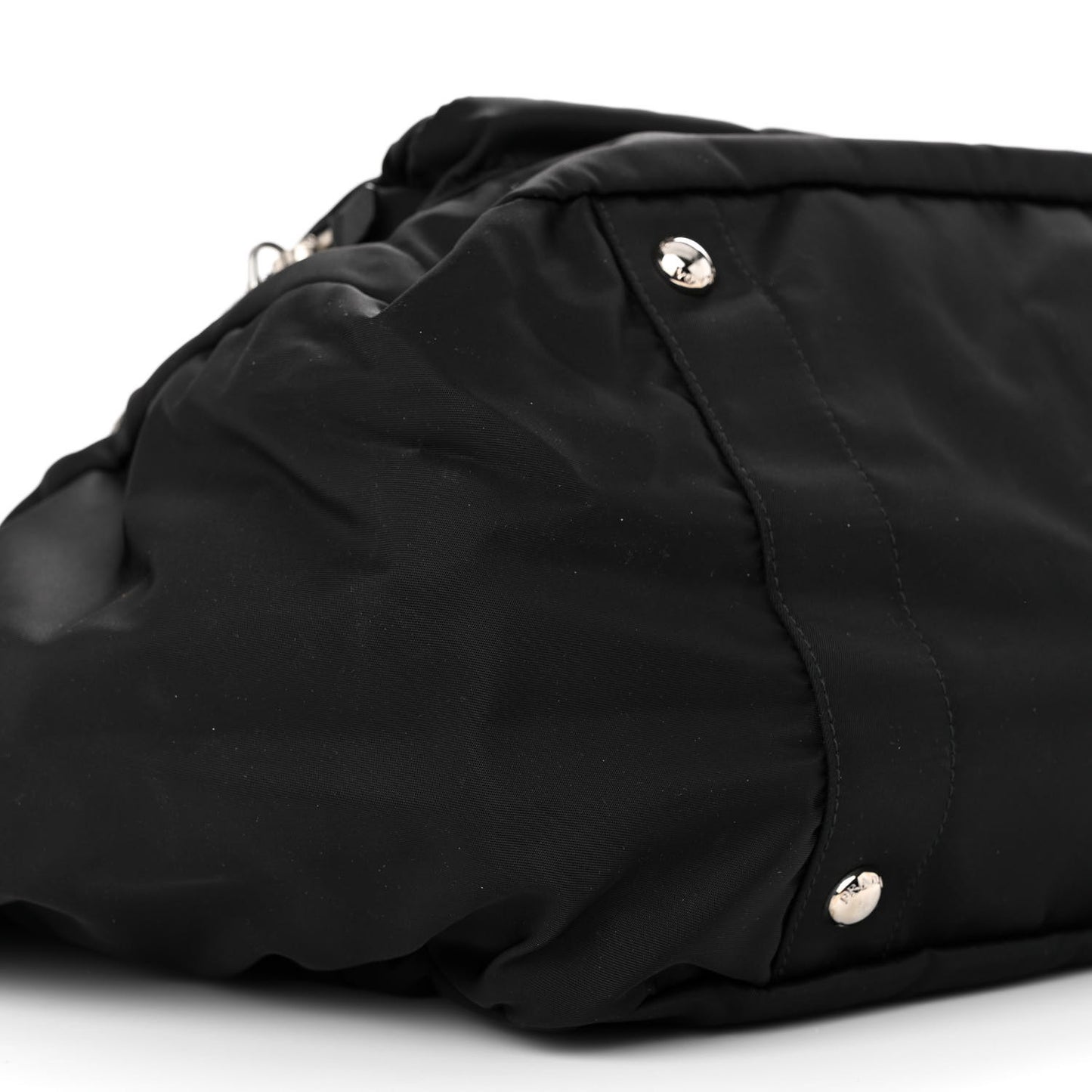 Tessuto Nylon Vela Diaper Bag Black