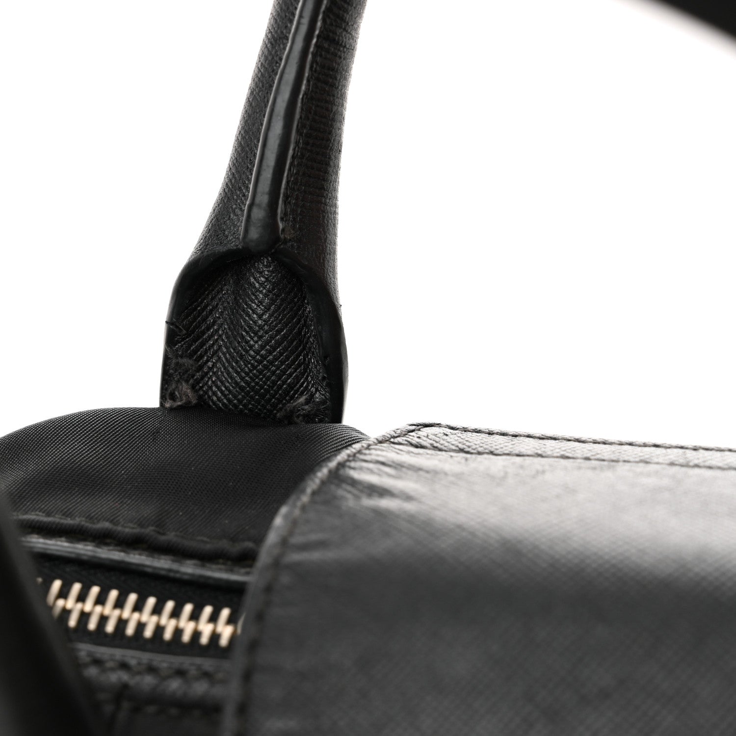 Prada Tessuto Nylon Saffiano Tote Black 10 of 10