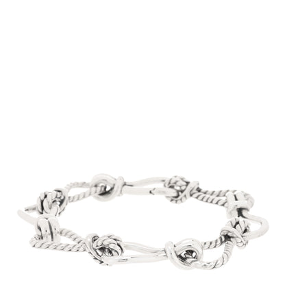 David Yurman Sterling Silver Thoroughbred Loop Chain Bracelet 1 of 3