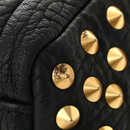 MCM Lambskin Studded Mini Keana Shoulder Bag Black 11 of 12