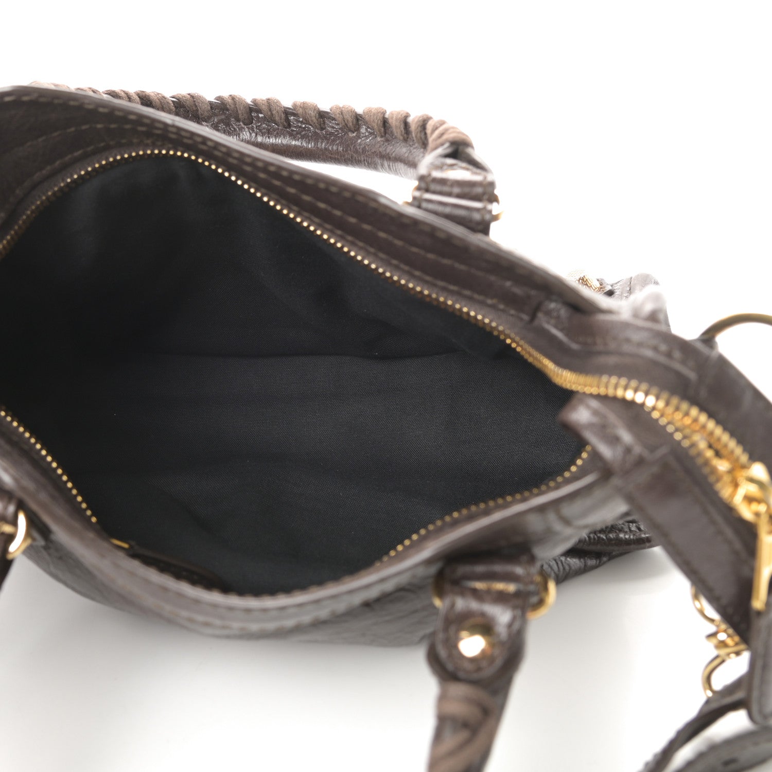 Balenciaga Agneau Giant 12 Gold Hardware Mini City Charbon 5 of 10