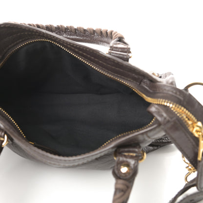 Balenciaga Agneau Giant 12 Gold Hardware Mini City Charbon 5 of 10