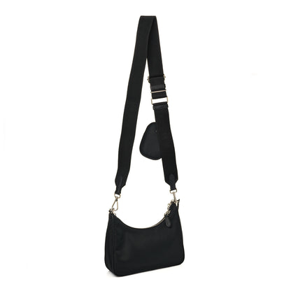 Prada Nylon Re-Edition 2005 Shoulder Bag Black 3 of 11