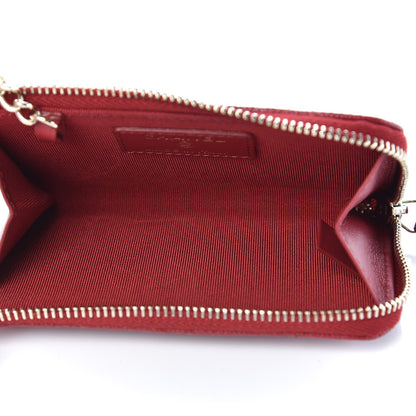 Chanel Caviar Quilted Key Holder Case Red 5 of 8