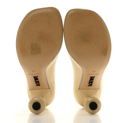 Loewe Goatskin Toy Pumps 37 Oat Milk 7 of 9